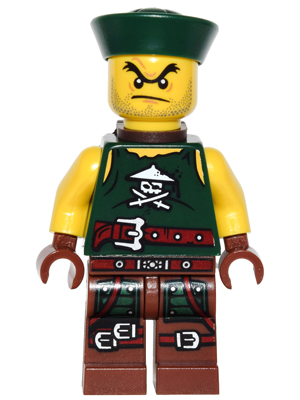 LEGO Minifigure-Sky Pirate Foot Soldier with Scabbard (853544)-Ninjago-NJO230-Creative Brick Builders